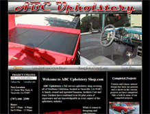 Tablet Screenshot of abcupholsteryshop.com